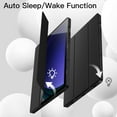 thumbnail image 5 of JETech Case for Samsung Galaxy Tab S9 11 Inch with S Pen Holder, Soft TPU Tri-Fold Stand Protective Tablet Cover, Support S Pen Charging, Auto Wake/Sleep (Black), 5 of 6