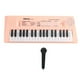 thumbnail image 2 of Piano electrónico para niños con un solo altavoz, 37 teclas y micrófono. Rosa, 2 of 9