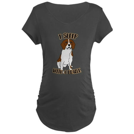 

CafePress - I Sleep With Beagles - Maternity Dark T-Shirt