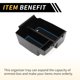 thumbnail image 5 of Bandejas organizadoras del consola central Unique Bargains para Jeep Wrangler JK JKU Rubicon Sport 2011-2018, bandeja de inserción para almacenamiento en el reposabrazos, plástico negro azul, 5 of 6