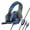 Blue, variant on TekDeals 3.5mm Gaming Headset Mic Headphones Stereo Bass Surround For PS5 PS4 PC Xbox One, Blue