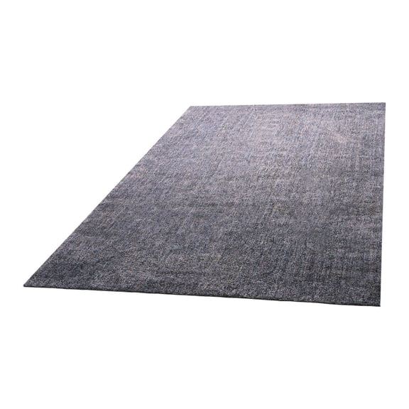 Plush Area Rug 9x12, Soft Shag Rug for Living Room, Thick High-Pile Carpet, Non-Shedding Rug with Non-Slip Backing, Furry Rug for Bedroom, Blue-Gray