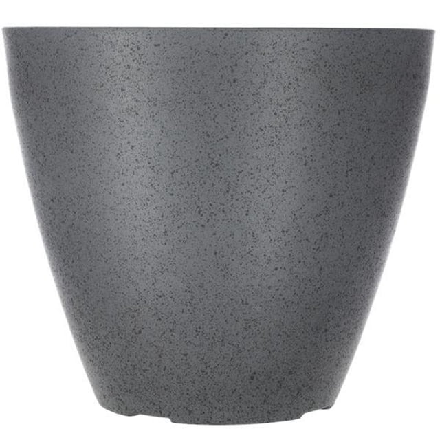 maceta de resina kurv color granite 16