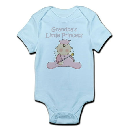 

CafePress - Grandpa s Little Princess Infant Bodysuit - Baby Light Bodysuit