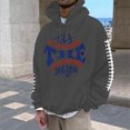 thumbnail image 1 of MHFRRA Sudadera con Capucha para Hombre con Estampado de Fútbol, Informal, Holgada, para Uso Diario, Cómoda y Cálida Gris oscuro, 1 of 3