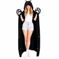 thumbnail image 4 of Cute Cat Costume Blanket, Halloween Blanket, Adult Wearable Blanket, Cat Blanket Hoodie Oversized Soft Sherpa Hoodie Women Throw Cloak Wrap Soft Throw Blanket, 4 of 11