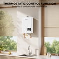 thumbnail image 7 of CAMPLUX 2.64GPM, 68,000BTU Indoor Tankless Propane Gas Water Heater, Energy Efficiency, 120V, 7 of 7