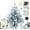 White, variant on Tyidzon Beaded Christmas Tree Kit, Diy Handmade Pearl-Style Holiday Craft with Lights for Tabletop Decor and Holiday Gift
