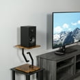 thumbnail image 5 of VIVO Vintage Brown / Black Tensegrity Speaker Stand, Floating Tabletop Platform, 5 of 9