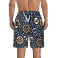 thumbnail image 3 of Kll Nautical Men'S Casual Summer Beach Shorts Hawaiian Shorts With Pockets-X-Large, 3 of 9