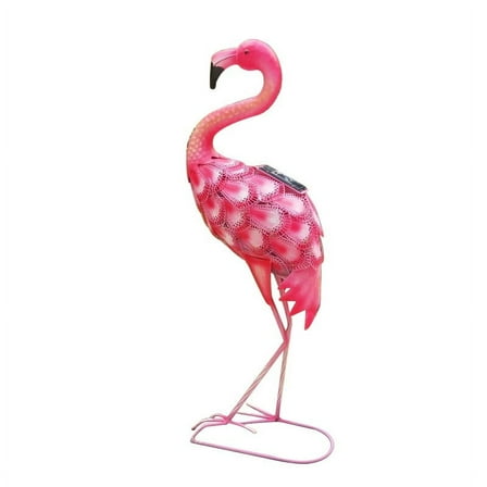 24" Metal Flamingo with Light