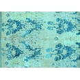 thumbnail image 1 of Ahgly Company Indoor Rectangle Abstract Light Blue Modern Area Rugs, 8' x 12', 1 of 4