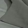 thumbnail image 3 of NTBAY 2 Pack 1800 Thread Count Cotton Euro Pillow Shams, Super Soft and Breathable European Throw Pillow Covers, Square Pillow Cases, 26"x26", Dark Gray (Pillow NOT Included), 3 of 5