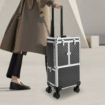 Makeup Storage Organizer Cosmetic Trolley Professional Rolling Makeup Train Case For Professional Make-Up Artists, Hair Stylists, Beauticians