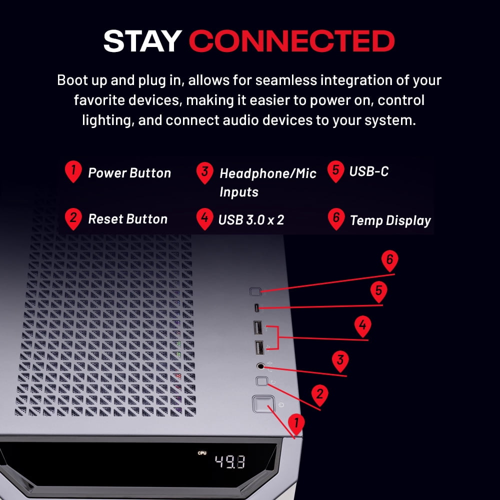 Skytech Gaming Legacy 4 Desktop PC, Ryzen 7 9800X3D, NVIDIA RTX 5080 16GB, X870 Board, 2TB Gen4 NVMe SSD, 32GB DDR5 RAM, 850W GOLD PSU, 360mm ARGB AIO, Win 11