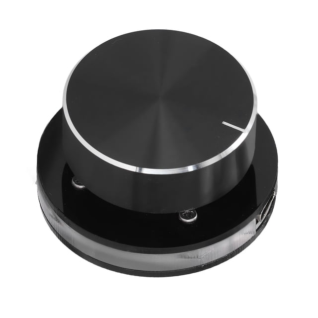 Perilla De Control De Volumen USB, Perilla De Controlador Multimedia De Control De Volumen USB Tipo C Con Luz RGB Para PC
