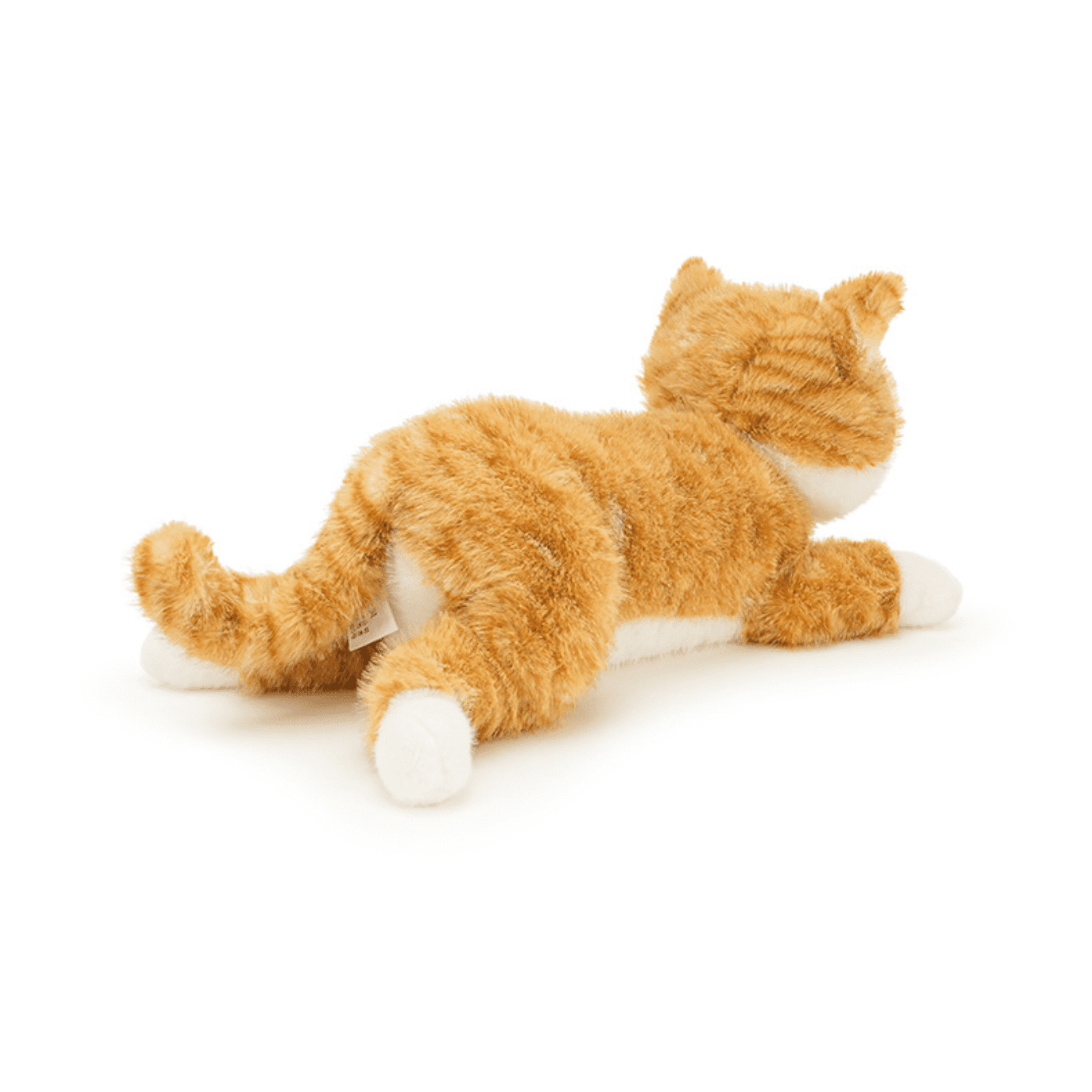 Lifelike Cat Plush Toy, Soft Stuffed Cat with Weighted Paws & Tail, Realistic Plush Animal Pillow Doll for Home Decoration and Comfort Gift