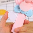 thumbnail image 5 of 2pcs Cartoon Cooling Fans Portable Fan with Cartoon Handheld Fan Pocket Household Without Battery Fan for Outdoor Camping Travel Home and Office, 5 of 5