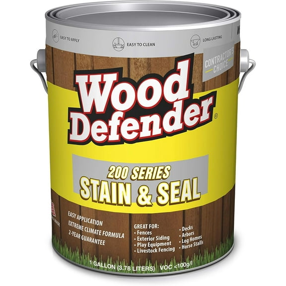 Wood Defender 200 Series Sierra Semi-Transparent Stain & Sealer gallon