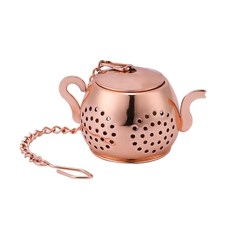 

Stainless Steel Creative Tea Leak Tea Maker Teapot-shaped Tea Compartment