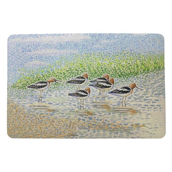 Betsy Drake DM1365 18 x 26 in. Summer Avocets Door Mat