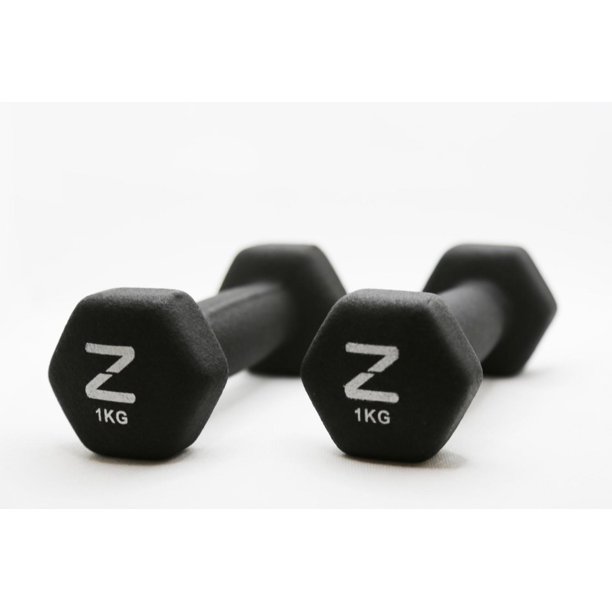 Kit De Mancuernas Gym Juego De Pesas Par Hacer Ejercicio 1kg negro 0013-UNITALLA PARDELE PARDELE HANDWEIGHTS 1KG