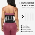 thumbnail image 4 of MANIFIQUE Waist Trainer for Women Waist Cincher Trimmer Ab Belt Tummy Control Body Shaper, 4 of 6