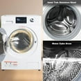 thumbnail image 4 of Smad 2.7 Cu ft Compact Front Load Washing Machine with Quiet Inverter Motor, 36 Mins Quick Wash, 12 Washing Programme, 4 of 8
