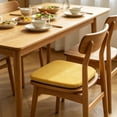 thumbnail image 6 of Flax Linen Horseshoe Chair Cushion Seat Pad With Straps Non Slip Dining Chair Cushion, Ergonomic Comfort Durable Support Design, for Dining Chair Office Chair Kitchen Home Use, 6 of 6