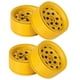 thumbnail image 4 of de rueda de 1,9 pulgadas, de 4 piezas de aluminio CNC resistente para 1:10 RC Crawler -4 Axial SCX10 D90 D110 Amarillo CUTICAT Llantas de rueda de coche RC, 4 of 8