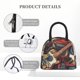 thumbnail image 4 of Balery Samurai Frog Guitar Bolsa de Almuerzo para Mujeres, Caja de Almuerzo, Bolsa de Almuerzo Pequeña Impermeable, Tote de Almuerzo Reutilizable con Gran Capacidad, 4 of 6
