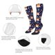 thumbnail image 3 of Fotbe Corgi Lying With Moons And Stars Calcetas Divertidas Estampadas para Hombre y Mujer, Calcetas de Algodón hasta la Rodilla para Caminar, Correr, Enfermería y Embarazo, 3 of 6