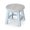 Antique White, variant on Cherry Main Color Carved Stool / Versatile for Ottomans and Mini Tables