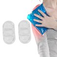 thumbnail image 1 of 2 Pcs Bloc Réfrigérant en Gel, Enveloppe de Bloc Réfrigérant pour Blessures Réutilisable Compresse Chaude Froide, Bloc Réfrigérant Portable et Flexible pour Dos, Hanche, Genou, Jambe, Épaule, 1 of 8