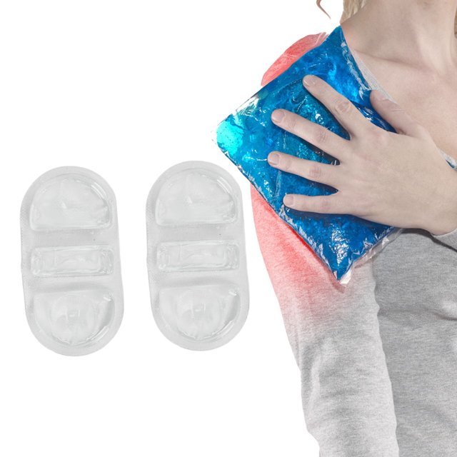 2 Pcs Bloc Réfrigérant en Gel, Enveloppe de Bloc Réfrigérant pour Blessures Réutilisable Compresse Chaude Froide, Bloc Réfrigérant Portable et Flexible pour Dos, Hanche, Genou, Jambe, Épaule