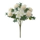thumbnail image 2 of Ramo de flores artificiales de seda para el hogar, plantas, flores, hortensias, 16 cabezas decorativas, 2 of 5