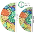 thumbnail image 3 of FMSHPON Easter Eggs Xmas Christmas Tree Skirt Stand Mat for Holiday Party Decoration Indoor Outdoor 48 inches, 3 of 6