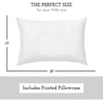 thumbnail image 3 of Little Sleepy Head Toddler Pillow with Pillowcase (Gray) Best Pillow for Kids! 13x18", 3 of 7
