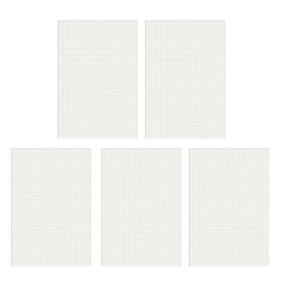 5Pcs Basic Notebook Journal with 60 Pages Unlined/Dotted/Gridde/Lined Softcover Notepads for Drawing Writing Mind Map