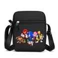 thumbnail image 4 of Bolso bandolera Sonics con diseño de figura de juego, bolso de hombro, estilo minimalista, informal, de estilo Oxford, con bolsillo para teléfono móvil y correas ajustables, 4 of 5