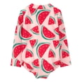 thumbnail image 2 of Carter's Child of Mine Toddler Girl Rash Guard Swimsuit, One-Piece, Sizes 12M-5T, 2 of 7