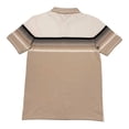 thumbnail image 2 of Playera Polo George Caballero Rayas Horizontales Beige Talla EEG, 2 of 4