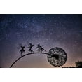 thumbnail image 2 of ShenMo Metal garden statue for garden decoration, 2 of 4