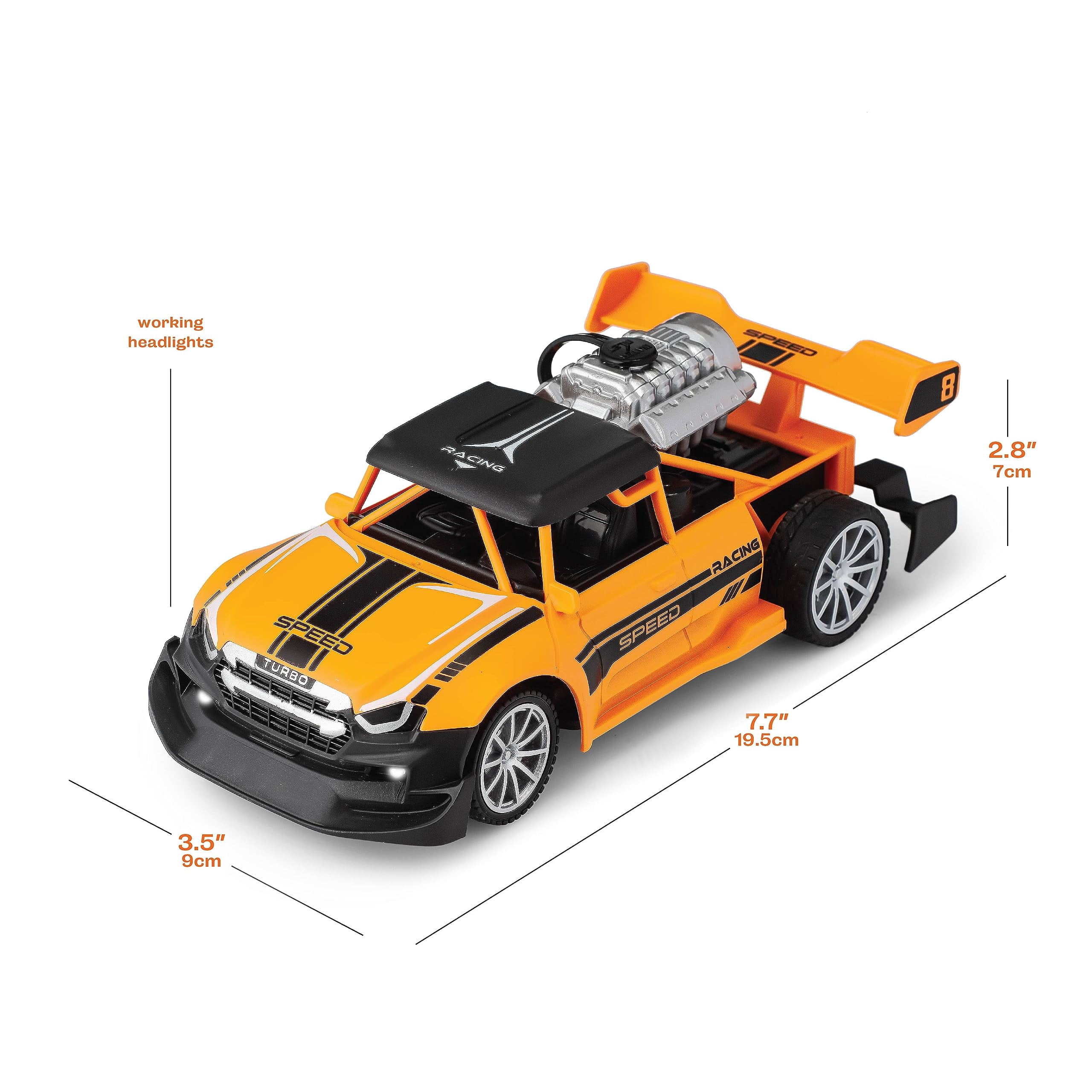 Remote Control 2 Pack Race Car Toys for Kids - Drifting Stunt Car, Smoke Generating Cars, 1:20 Scale