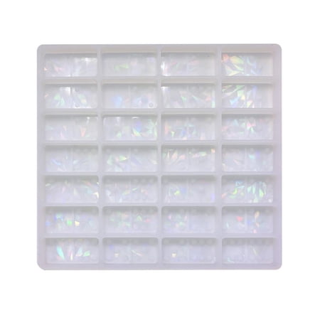 Giaone Diy Crystal Drop Glue Aromatherapy Gypsum Abrasive Dominoes Game Jewelry Mold