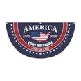 thumbnail image 1 of Anniversary Half Banner Star Spangled Design Lightweight Polyester for Outdoor Year Round Display, 1 of 6