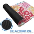 thumbnail image 6 of Long Mouse Pads for Desk,Vibrant Mixed Pioneer Flower Pattern Desk Mats on Top Of Desks, Desk Mouse Pad Extra Large with 3mm Non-Slip Base and Stitched Edge for Gaming,Office,Work,Home 31.5"x11.8", 6 of 6