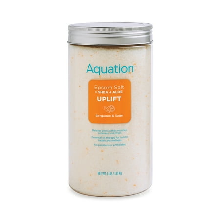 Aquation Epsom Salt Bergamot and Sage 4LB Jar