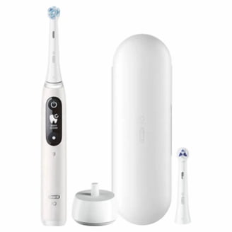 Oral-B Genius X 10000, AI Rechargeable Electric Toothbrush, White