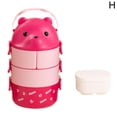 thumbnail image 1 of Cartoon Children'S Lunch Box Student Portable Microwave Heating Partition Double Layer Japanese Bento Box Plastic Lunch Box, 1 of 1